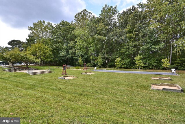 surrounding community featuring a yard