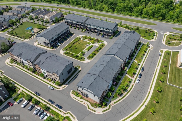 drone / aerial view