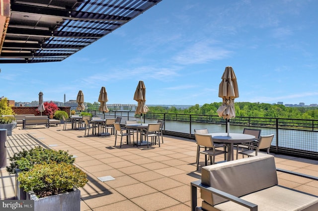 3303 Water St NW Unit 3I, Washington, DC 20007 - view of patio with outdoor dining space