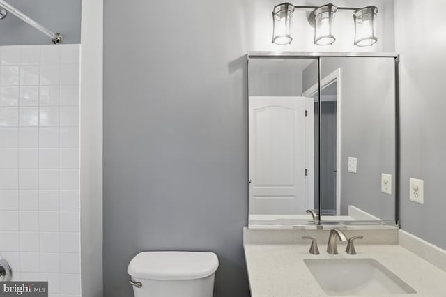42827 Freedom St, Chantilly, VA 20152 - full bathroom featuring toilet, a shower, and vanity