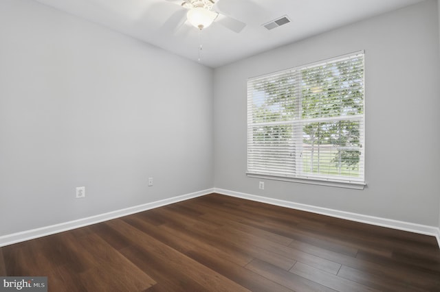 42827 Freedom St, Chantilly, VA 20152 - spare room featuring plenty of natural light, baseboards, and wood finished floors