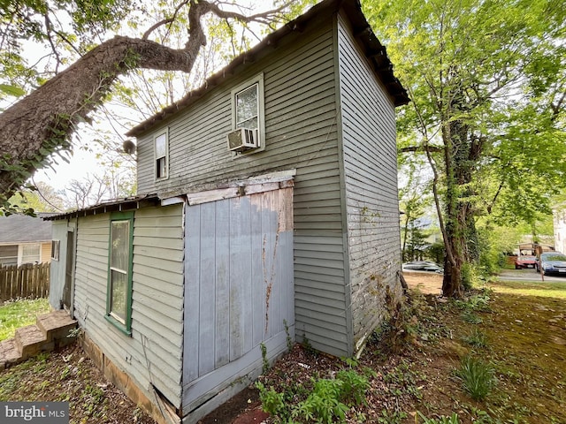 407 Carruthers St, Lexington, VA 24450 - exterior space with fence and cooling unit