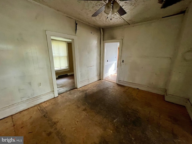 407 Carruthers St, Lexington, VA 24450 - empty room with a ceiling fan and baseboards