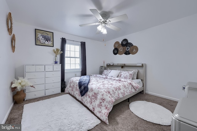 771 W Ridge Rd, Elizabethtown, PA 17022 - bedroom featuring carpet floors, baseboards, and ceiling fan