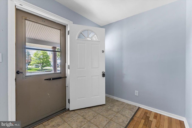 500 Klockner Rd, Hamilton, NJ 08619 - foyer with baseboards and lofted ceiling