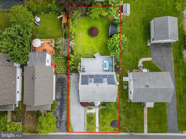 1016 Euclid Ave, Wilmington, DE 19809 - aerial view of property and surrounding area with property boundaries highlighted