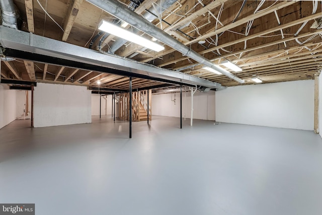 12600 Tolman Rd, Fairfax, VA 22033 - view of unfinished basement