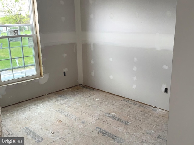 view of empty room