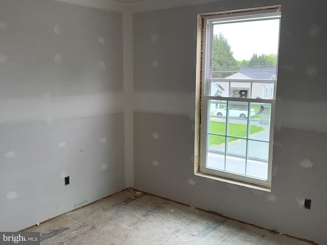view of unfurnished room