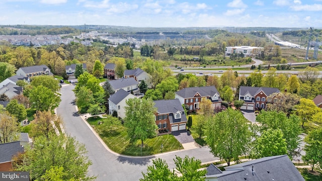 42935 Palliser Ct, Leesburg, VA 20176 - birds eye view of property featuring a residential view