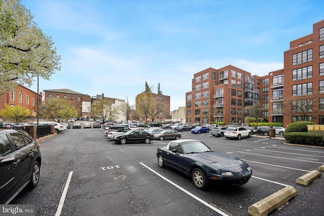 view of uncovered parking lot