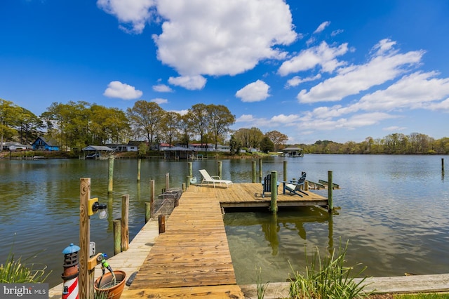 2231 Whays Creek Rd, Reedville, VA 22539 - dock area featuring a water view