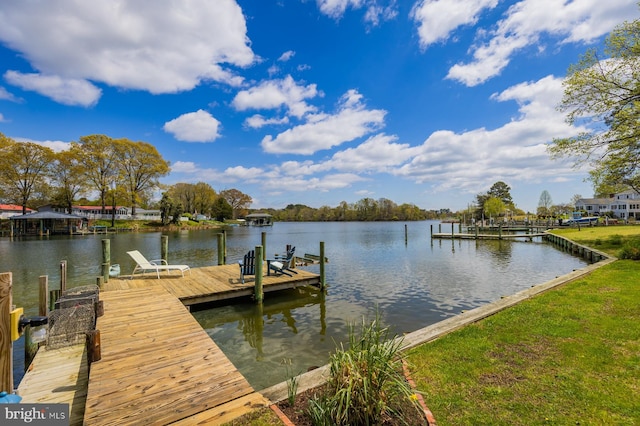 2231 Whays Creek Rd, Reedville, VA 22539 - view of dock with a water view