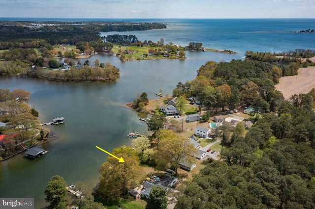 2231 Whays Creek Rd, Reedville, VA 22539 - aerial view with a water view