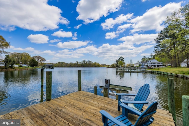 2231 Whays Creek Rd, Reedville, VA 22539 - dock area with a water view