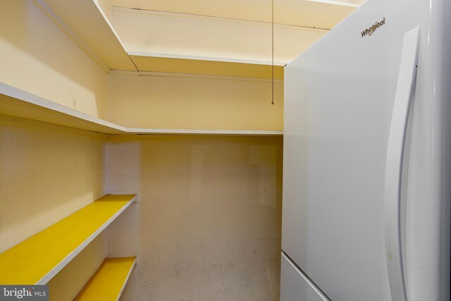 view of storage area