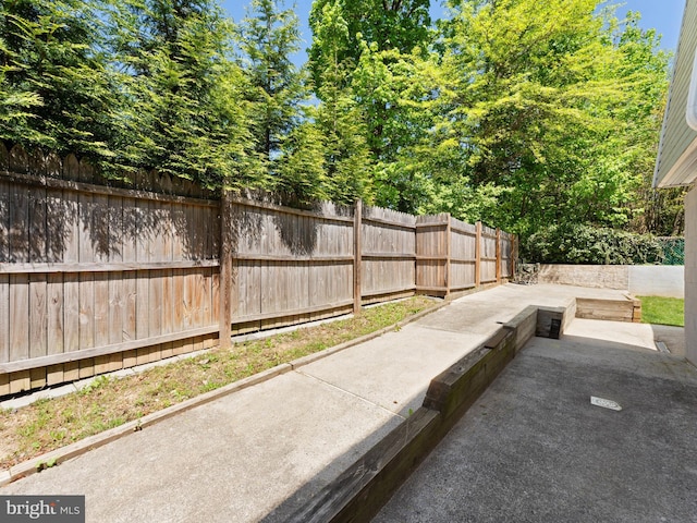 exterior space with fence
