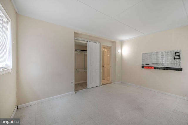 12011 Ashley Dr, Rockville, MD 20852 - interior space with baseboards, tile patterned floors, and a closet