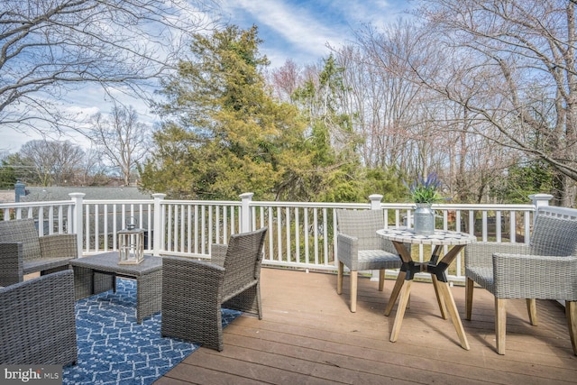 12011 Ashley Dr, Rockville, MD 20852 - view of deck