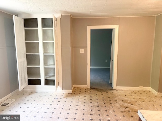 interior space featuring visible vents