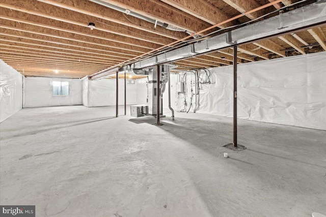 view of basement