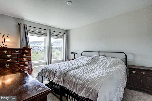 bedroom with carpet floors