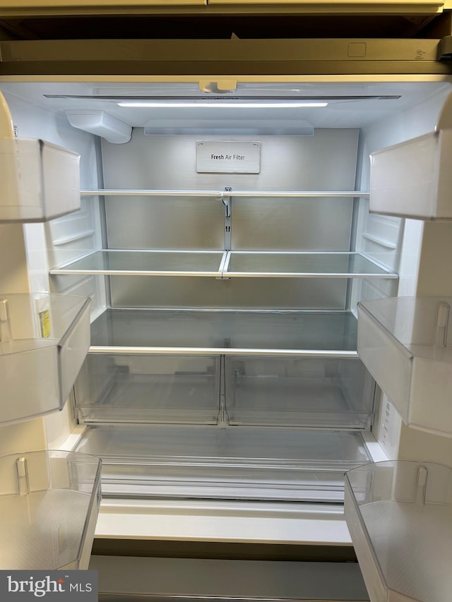 detailed view of fridge