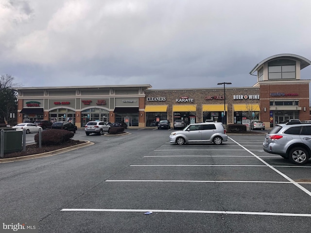 view of uncovered parking lot