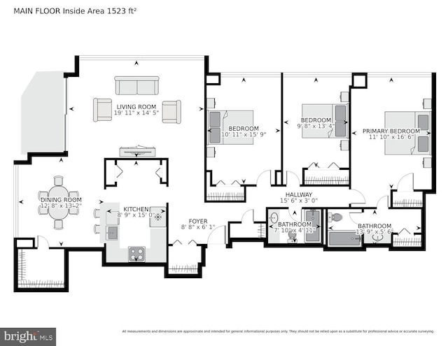 4515 Willard Ave Unit 1710S, Chevy Chase, MD 20815 - plan