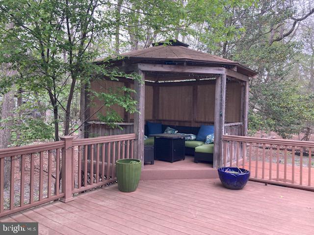 5 Big Look Trl, Medford, NJ 08055 - deck featuring a gazebo and an outdoor living space