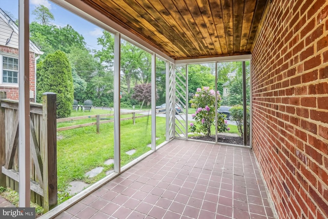 1918 Brisbane St, Silver Spring, MD 20902 - unfurnished sunroom with view of scattered trees