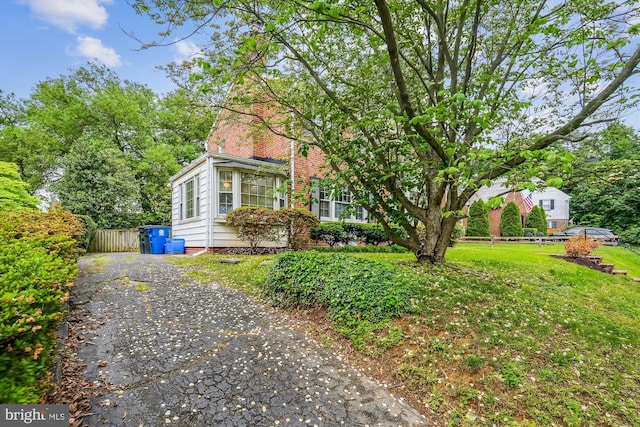 1918 Brisbane St, Silver Spring, MD 20902 - view of side of home with a gate and driveway