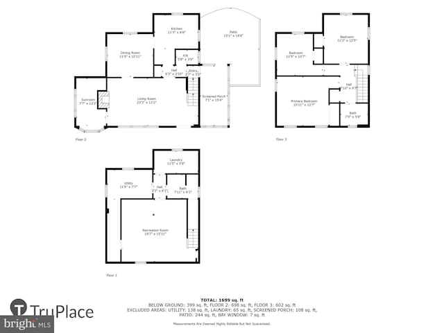 1918 Brisbane St, Silver Spring, MD 20902 - floor plan / room layout