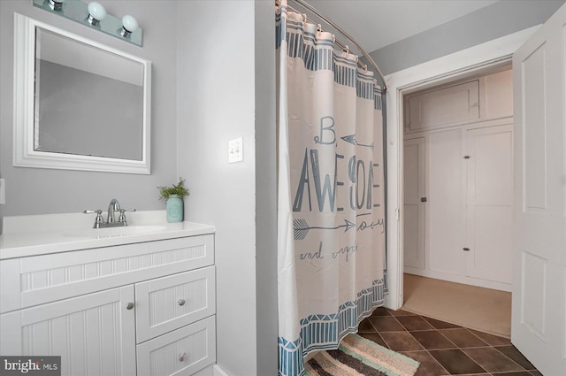 115 Penn St, Millheim, PA 16854 - full bathroom with tile patterned flooring and vanity