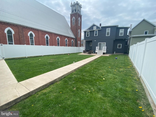 115 Penn St, Millheim, PA 16854 - view of yard featuring a fenced backyard