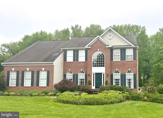 9 Rock Glenn Rd, Havre De Grace, MD 21078 - view of front facade with brick siding and a front yard