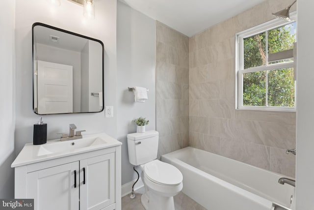 17 Longfellow St NW, Washington, DC 20011 - bathroom featuring vanity and shower / bathtub combination