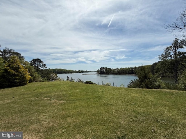 2260 Iberis Rd, Lancaster, VA 22503 - property view of water featuring a wooded view
