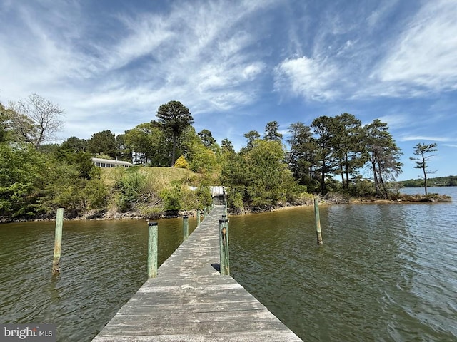 2260 Iberis Rd, Lancaster, VA 22503 - view of dock featuring a water view