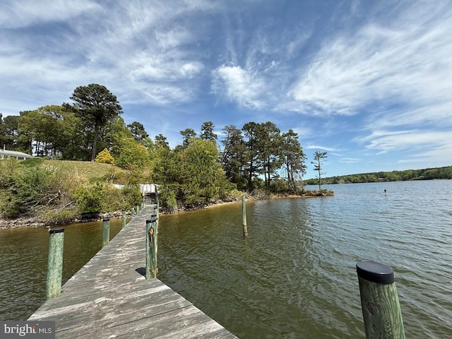 2260 Iberis Rd, Lancaster, VA 22503 - view of dock with a water view