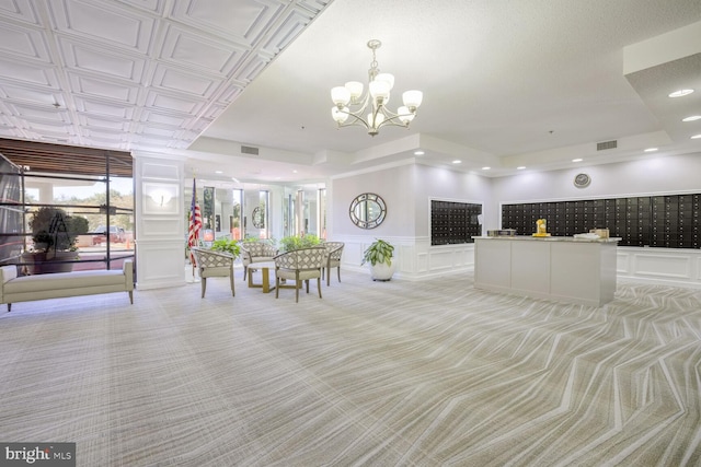 lobby with visible vents