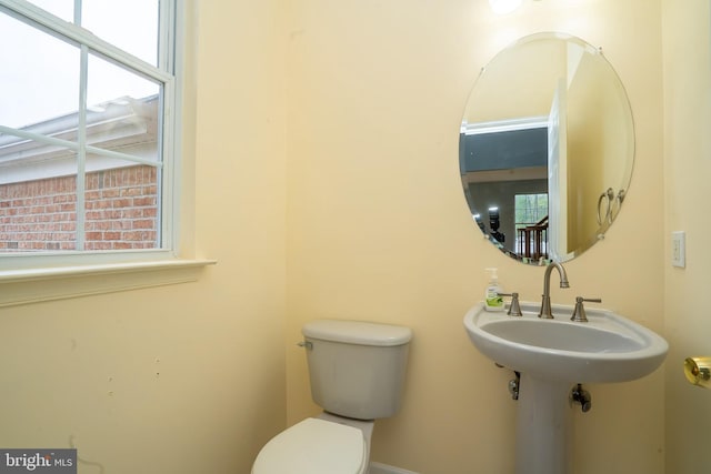 24 Chesapeake Rd, Monmouth Junction, NJ 08852 - half bath featuring toilet and a healthy amount of sunlight