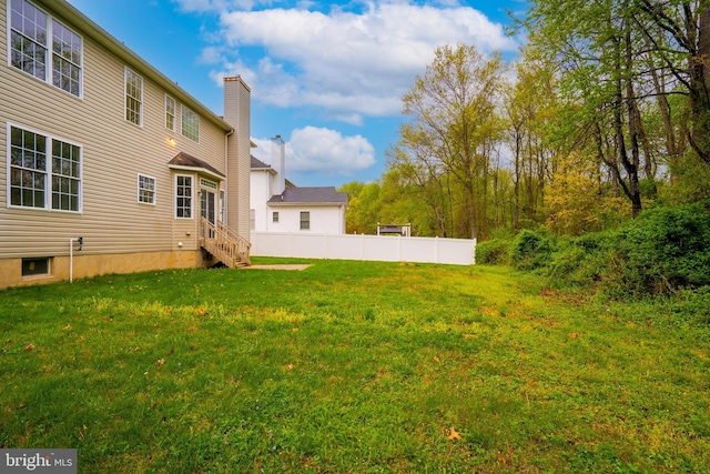 24 Chesapeake Rd, Monmouth Junction, NJ 08852 - view of yard featuring fence and entry steps