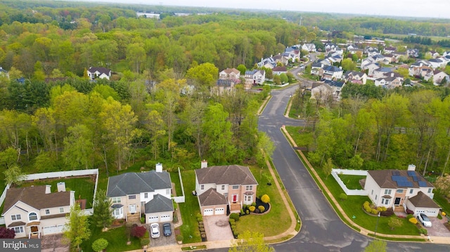 24 Chesapeake Rd, Monmouth Junction, NJ 08852 - birds eye view of property with a wooded view and a residential view
