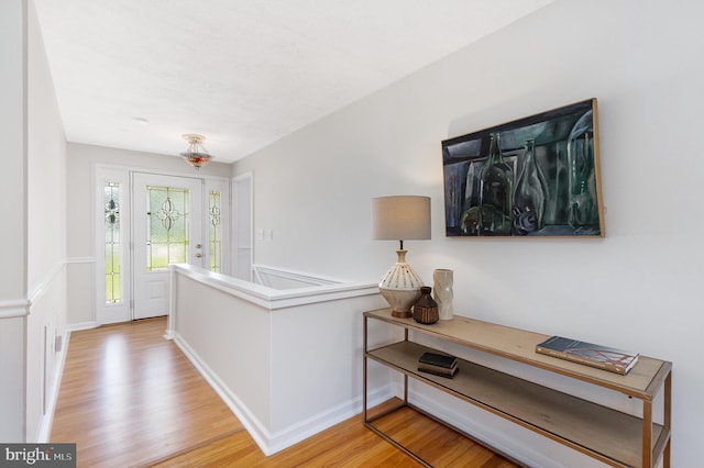 4 Hallbrook Ct, Baltimore, MD 21236 - hallway featuring baseboards and wood finished floors