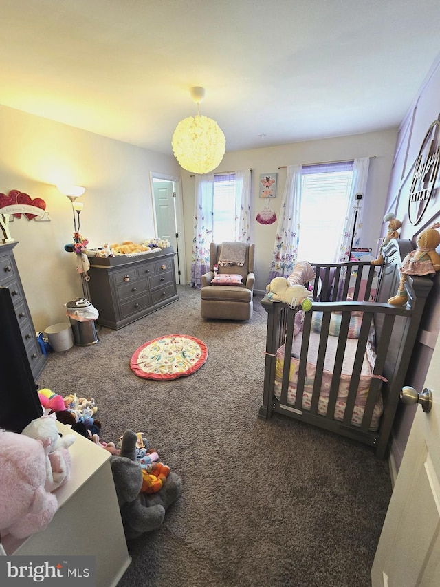 101 Saratoga Ct, North East, MD 21901 - bedroom featuring a crib and carpet floors
