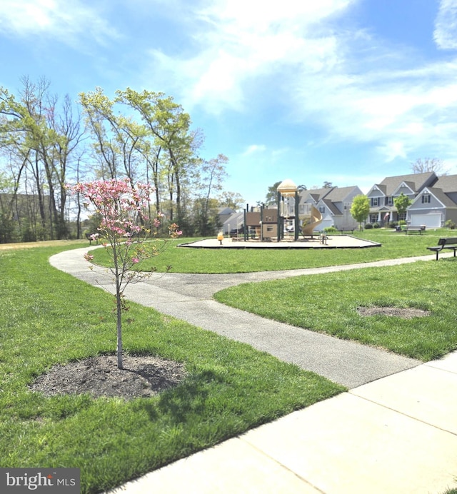 101 Saratoga Ct, North East, MD 21901 - surrounding community with a yard, playground community, and a residential view