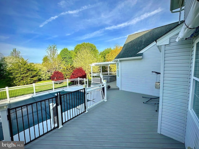 view of deck