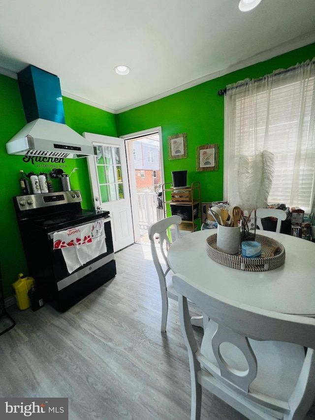 5625 Loretto Ave, Philadelphia, PA 19124 - dining room featuring recessed lighting and wood finished floors