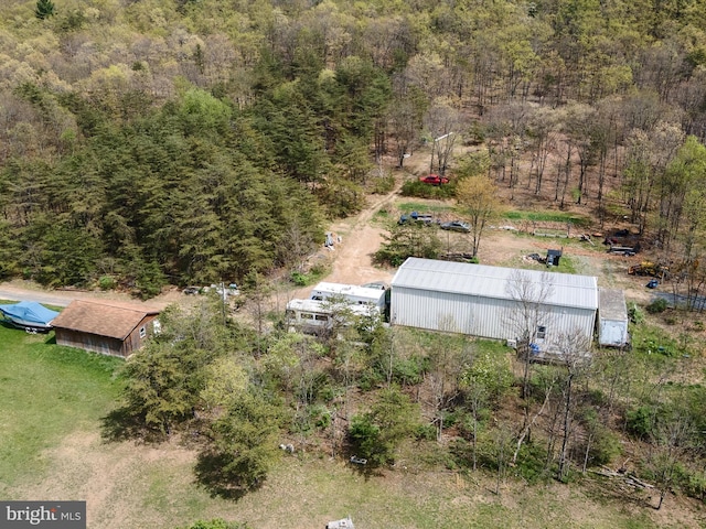 aerial view with a view of trees